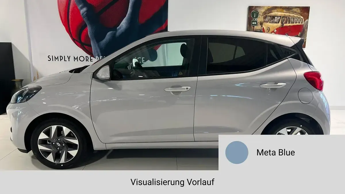 Neu Hyundai i10 GO! 79 PS (58 kW) 2025 Meta blue pearl Kleinwagen