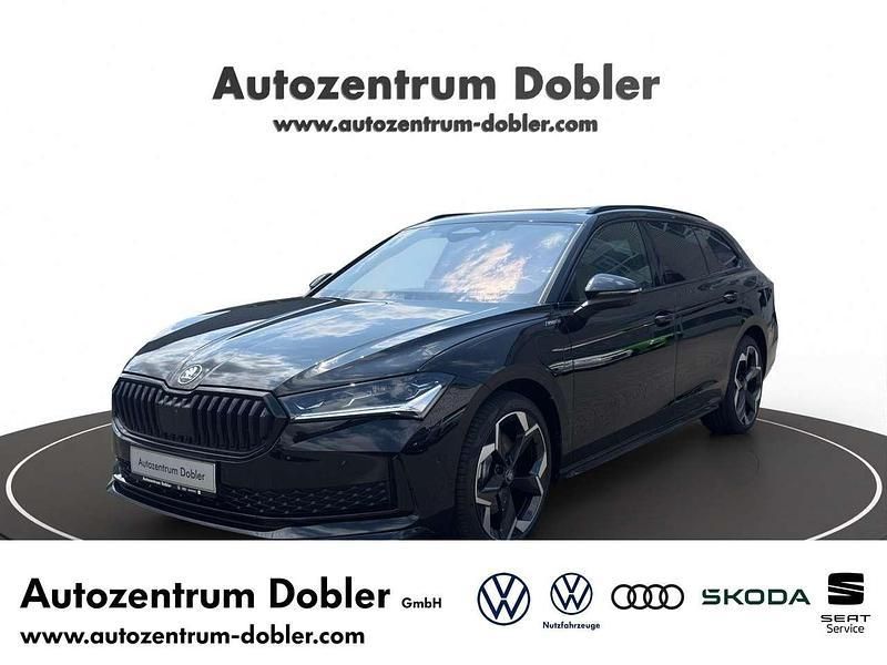 Onyxschwarz metallic Neu 2025 Skoda Superb SportLine Kombi | 53.280 € (Etwas zu teuer) - Bild 1/4