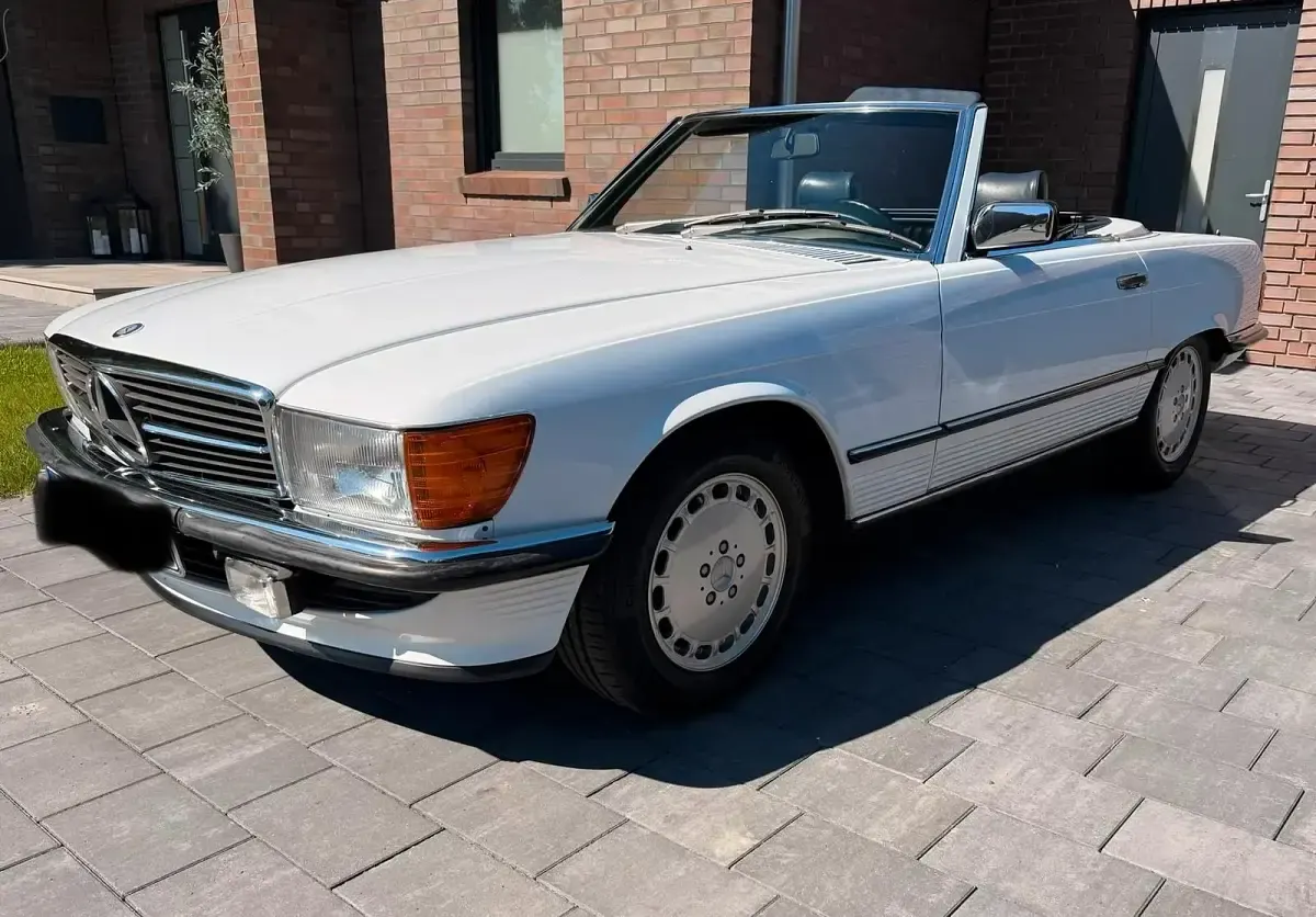 Gebraucht Mercedes SL300 179 PS (131 kW) 1987 Weiß Cabrio