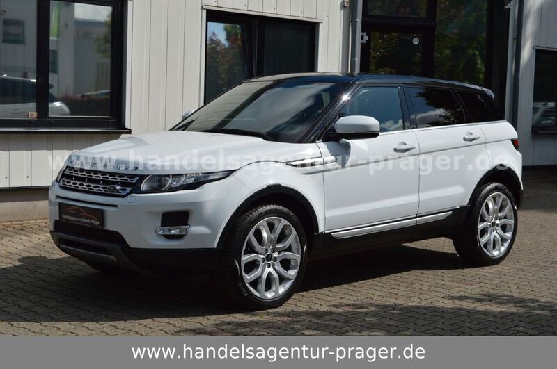 Weiß Gebraucht 2013 Land Rover Range Rover evoque Prestige SUV | 16.290 € (Guter Preis) - Bild 1/4