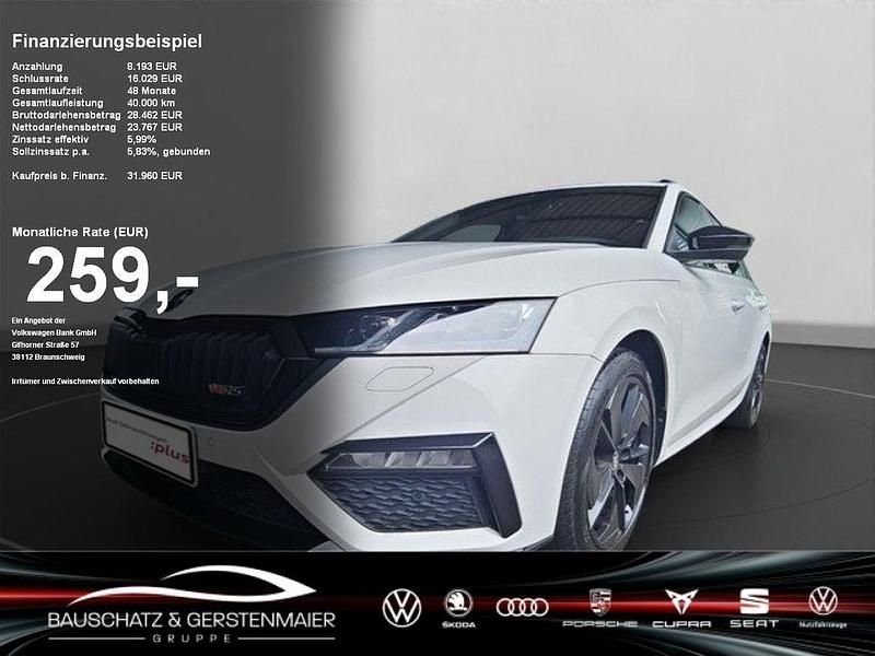 Weiß Gebraucht 2022 Skoda Octavia RS Kombi | 31.960 € (Fairer Preis) - Bild 1/4