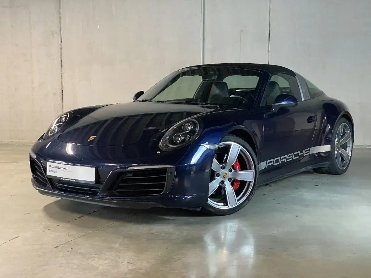 Gebraucht Porsche 911 Targa 4S 420 PS (308 kW) 2018 Nachtblaumetallic Cabrio