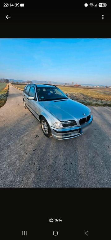 Gebraucht BMW 320 136 PS (100 kW) 2001 Silber Kombi