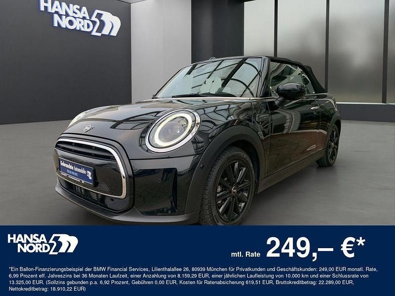 Schwarz / midnight black (metallic) Gebraucht 2022 Mini Cooper Cabriolet Classic Cabrio | 26.450 € (Fairer Preis) - Bild 1/4
