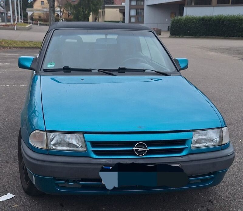 Blau Gebraucht 1994 Opel Astra Cabriolet Cabrio | 1.600 € - Bild 1/4
