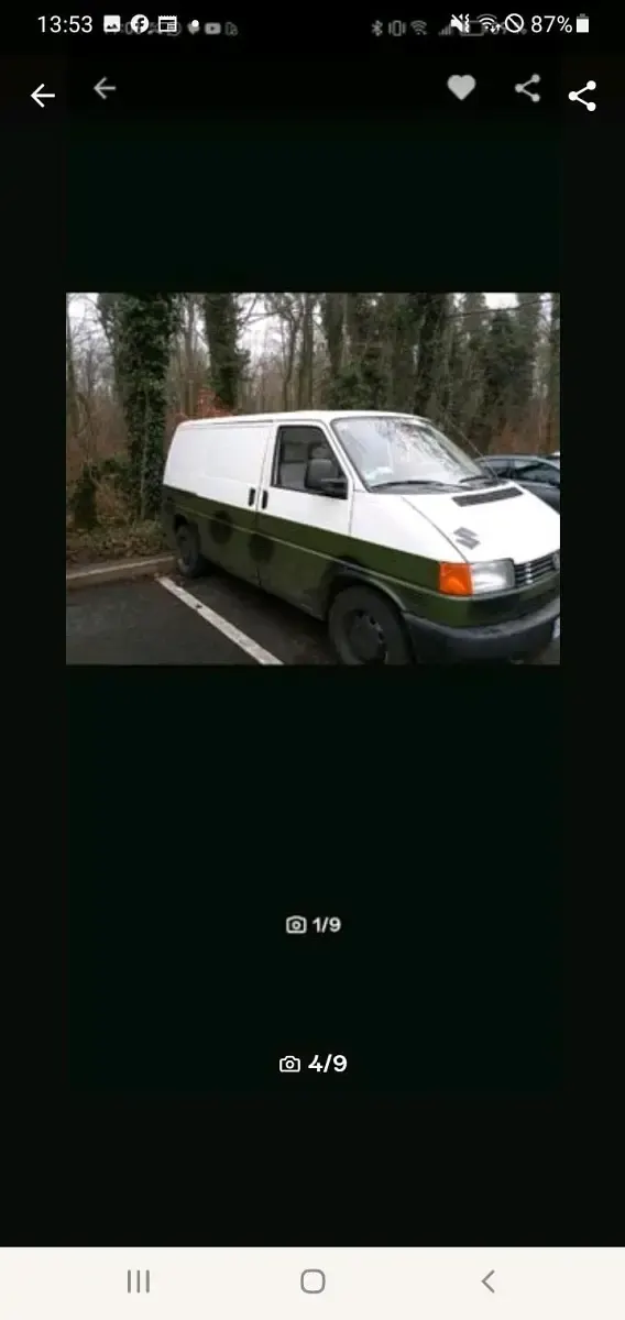Gebraucht VW T4 90 PS (66 kW) 1998 Weiß Van