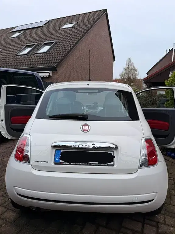 Gebraucht Fiat 500 Pop 69 PS (50 kW) 2008 Weiß Kleinwagen