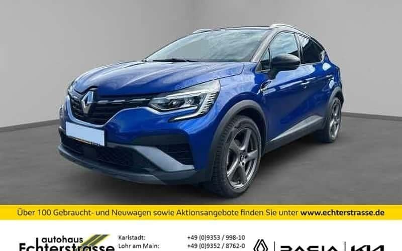 Ironblau / blackpearlschwarz (metallic) Gebraucht 2022 Renault Captur R.S. SUV | 23.480 € (Fairer Preis) - Bild 1/4