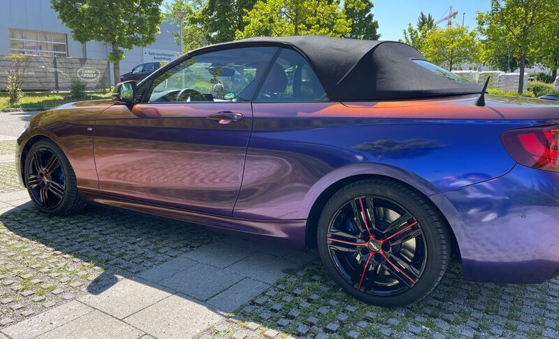 Schwarz Gebraucht 2016 BMW 228 M Sport Cabrio | 21.998 € (Fairer Preis) - Bild 1/4