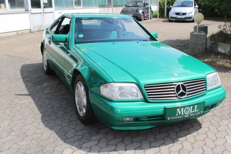 Grün Gebraucht 1997 Mercedes SL320 Cabrio | 22.900 € (Guter Preis) - Bild 1/4