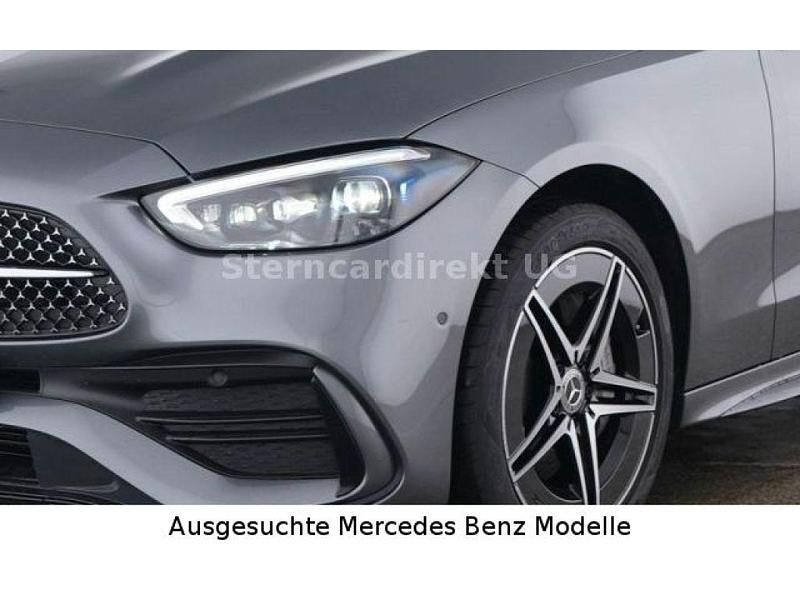 Selenitgraumetallic (metallic) Gebraucht 2024 Mercedes C300e AMG Kombi | 55.890 € - Bild 1/4