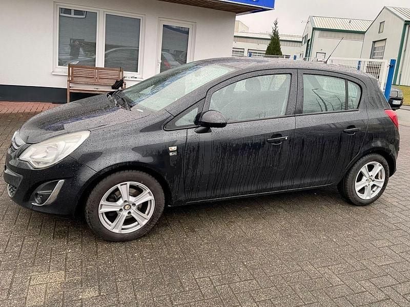 Gebraucht Opel Corsa 95 PS (69 kW) 2012 Schwarz Kleinwagen