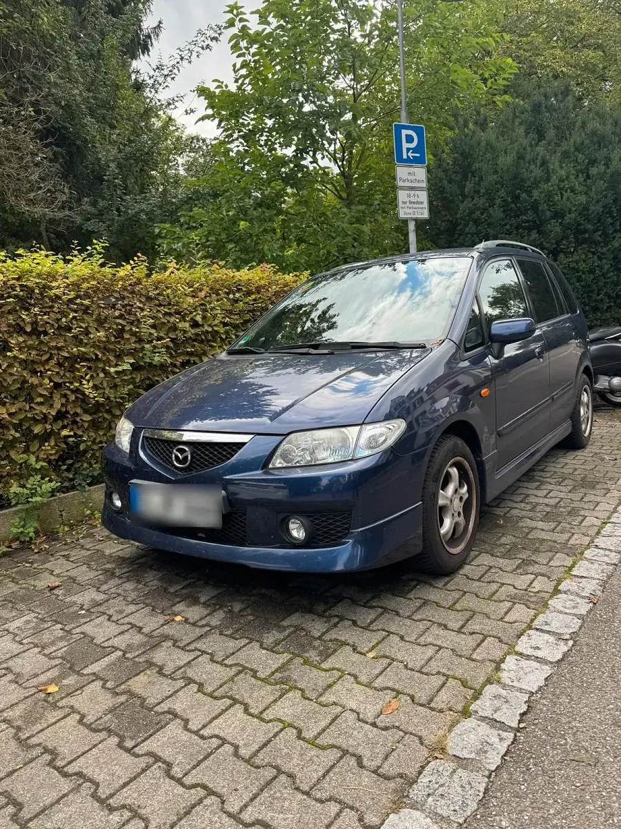 Gebraucht Mazda Premacy 136 PS (100 kW) 2002 Blau Van / Kleinbus