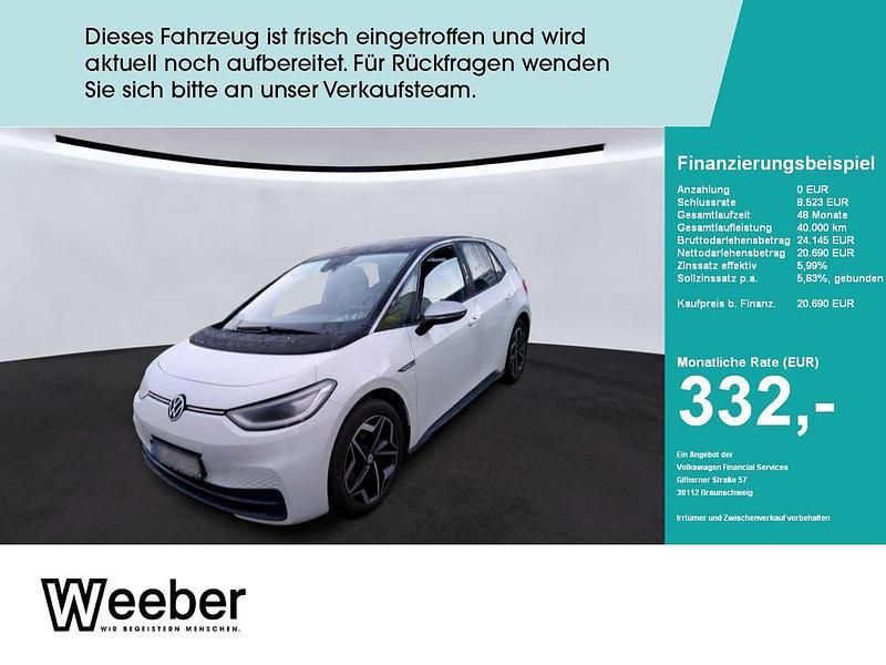 Gebraucht VW ID.3 Pro Performance 150 kW (204 PS) 2020 Gletscherweiß (metallic) Kleinwagen