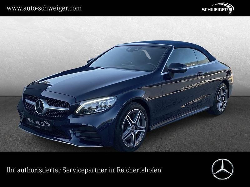 Blau Gebraucht 2020 Mercedes C300 Cabrio | 37.500 € (Fairer Preis) - Bild 1/4