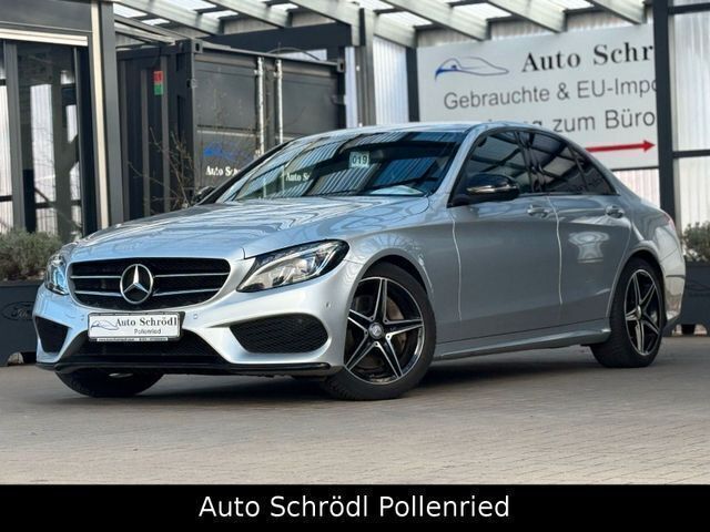 Silber Gebraucht 2017 Mercedes C300 AMG line Limousine | 26.980 € (Guter Preis) - Bild 1/4
