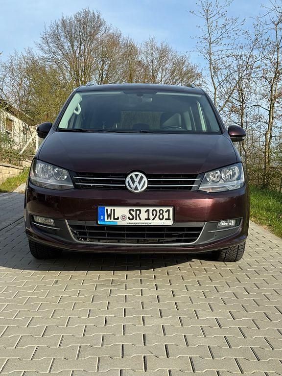 Gebraucht VW Sharan Highline 150 PS (110 kW) 2018 Rot Van / Kleinbus