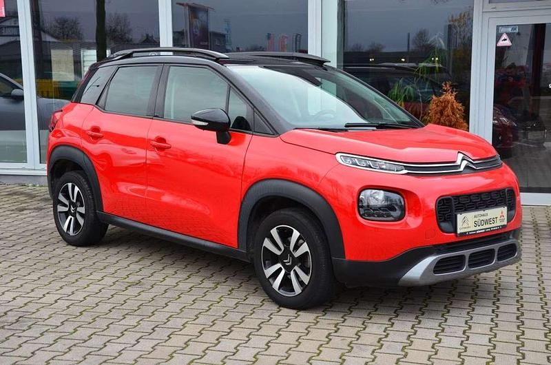 Rot metallic (metallic) Gebraucht 2019 Citroën C3 Aircross Feel SUV | 13.490 € (Fairer Preis) - Bild 1/4