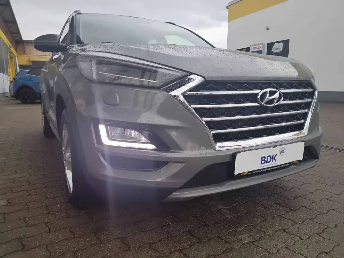 Gebraucht Hyundai Tucson Premium 177 PS (130 kW) 2019 Olivine grey / mic SUV