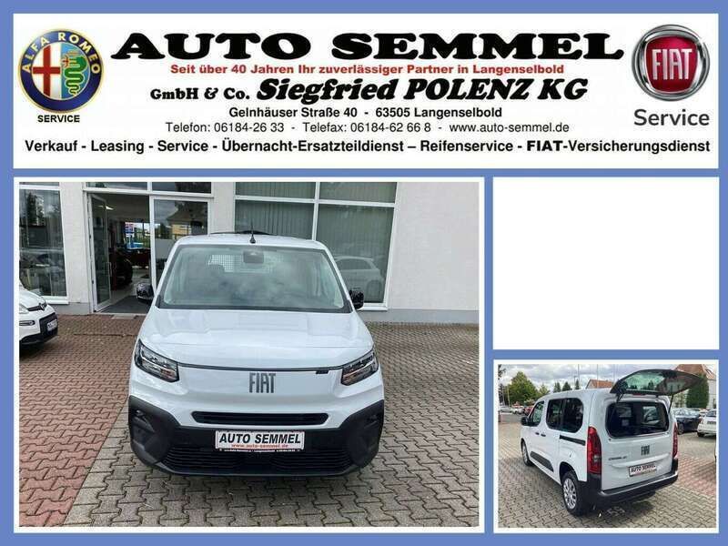 Gelato weiß Neu 2024 Fiat Doblò Van / Kleinbus | 24.900 € (Fairer Preis) - Bild 1/4