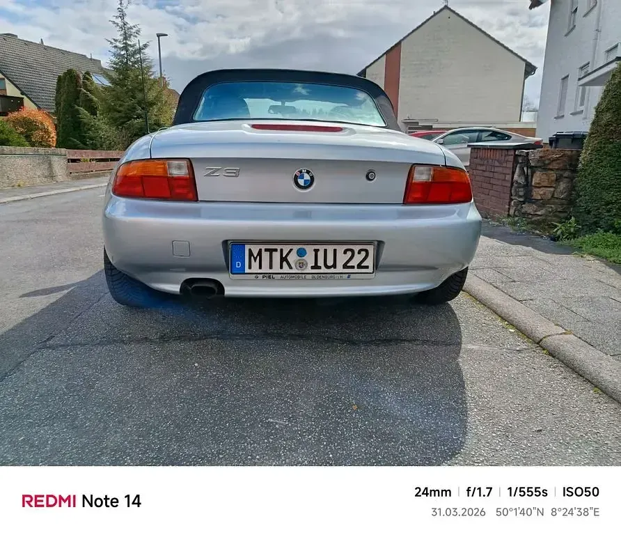 Gebraucht BMW Z3 116 PS (85 kW) 1997 Silber Cabrio