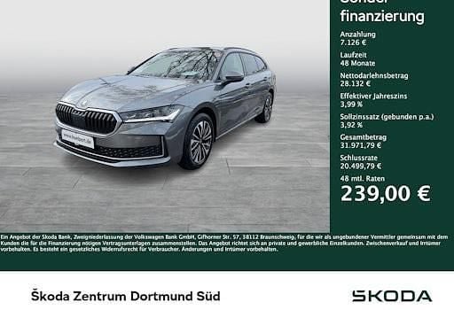 Gebraucht Skoda Superb Selection 150 PS (110 kW) 2025 Grau Kombi