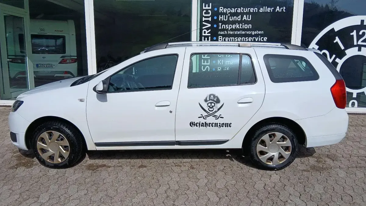 Gebraucht Dacia Logan MCV 90 PS (66 kW) 2013 Weiß Kombi