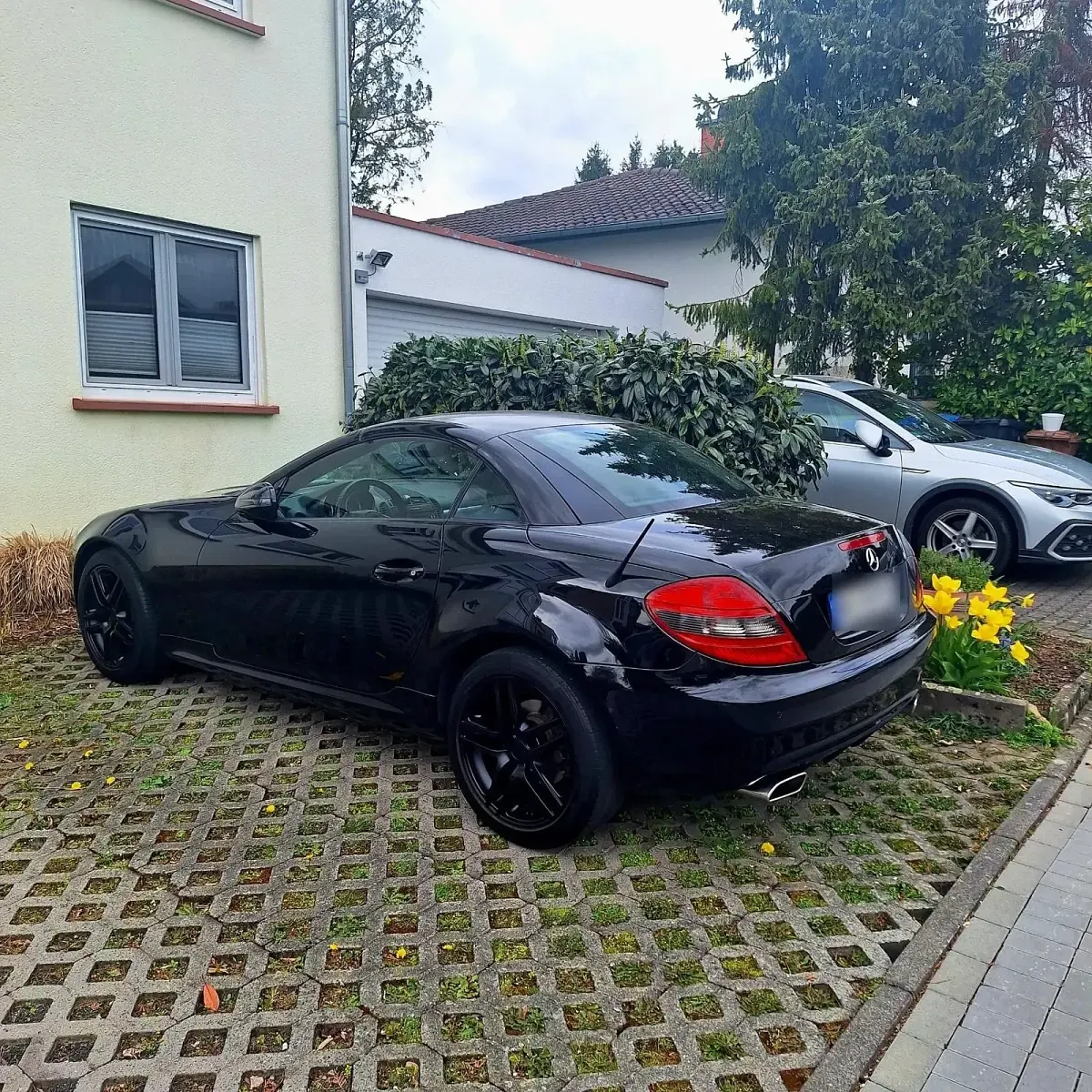Gebraucht Mercedes SLK200 183 PS (134 kW) 2009 Schwarz Cabrio
