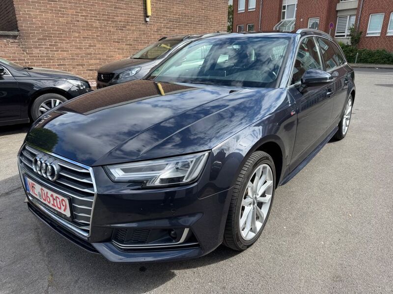 Mondscheinblau metallic Gebraucht 2017 Audi A4 S-Line Kombi | 12.990 € (Guter Preis) - Bild 1/4