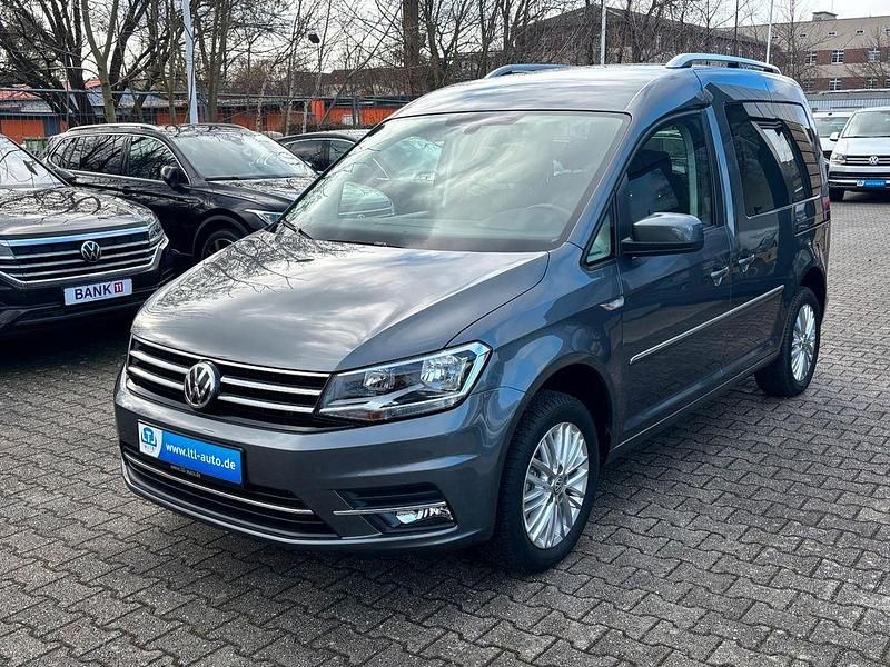 Gebraucht VW Caddy Highline 125 PS (91 kW) 2018 Indiumgrau Van / Kleinbus