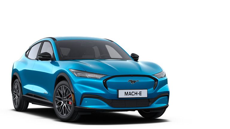 Grabber blue metallic Neu 2024 Ford Mustang Mach-E Premium SUV | 59.700 € (Etwas zu teuer) - Bild 1/1