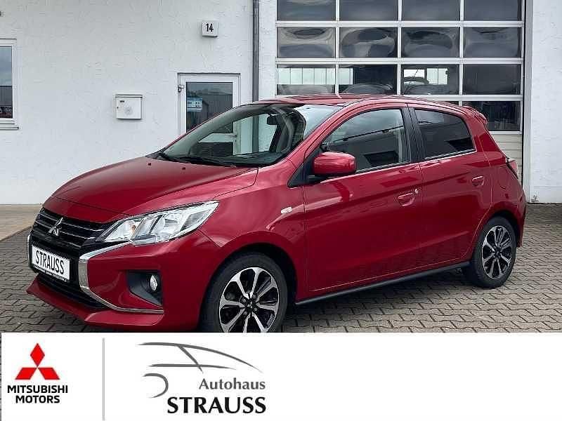 Rot Gebraucht 2021 Mitsubishi Space Star Spirit+ Limousine | 12.334 € (Etwas zu teuer) - Bild 1/4