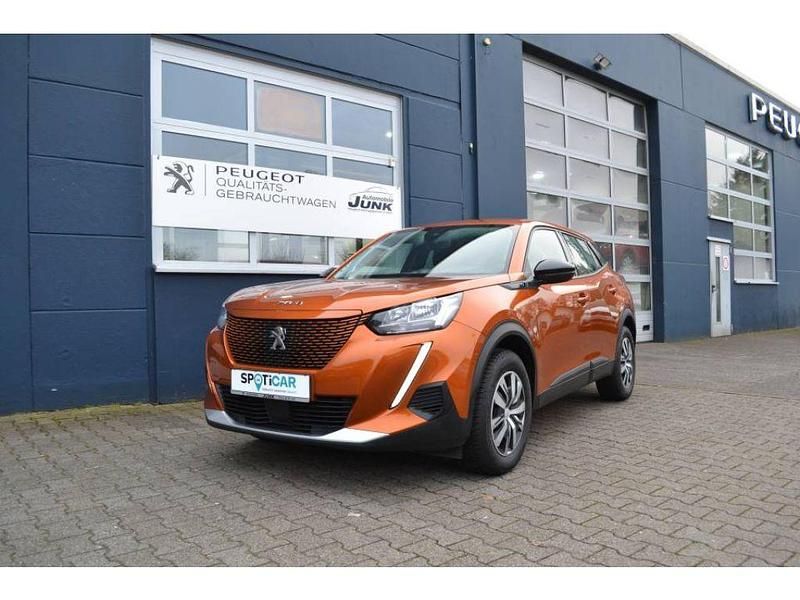 Metfa orange fusion (metallic) Gebraucht 2022 Peugeot e-2008 Active SUV | 18.990 € (Guter Preis) - Bild 1/4