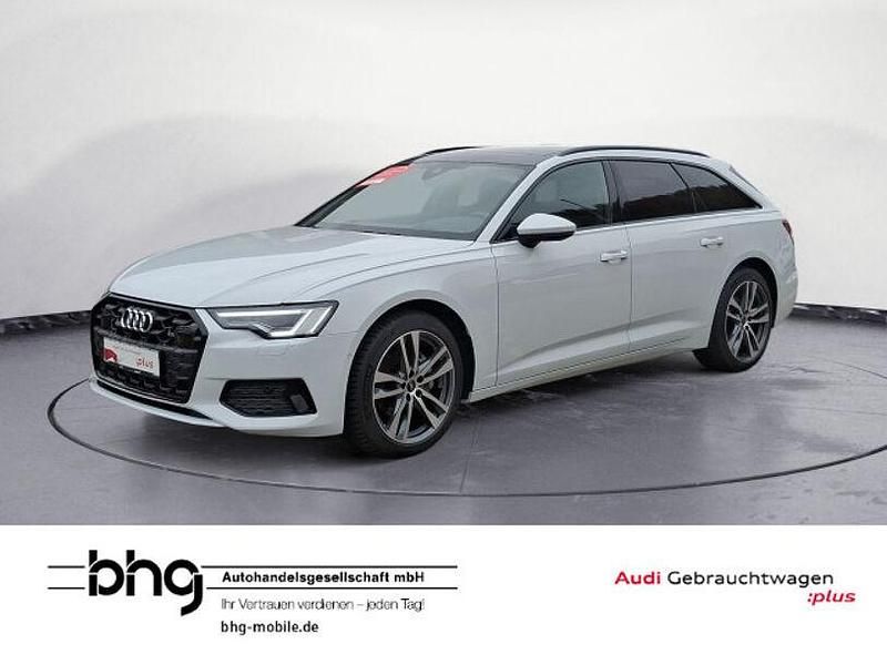 Gletscherweiß metallic Gebraucht 2024 Audi A6 Advanced Kombi | 44.490 € (Fairer Preis) - Bild 1/4