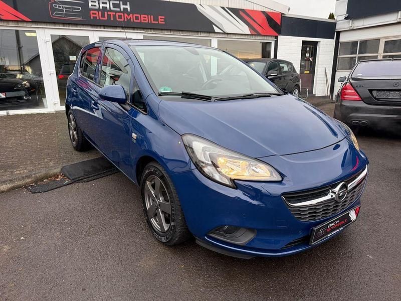 Blau Gebraucht 2019 Opel Corsa Limousine | 8.490 € (Guter Preis) - Bild 1/4