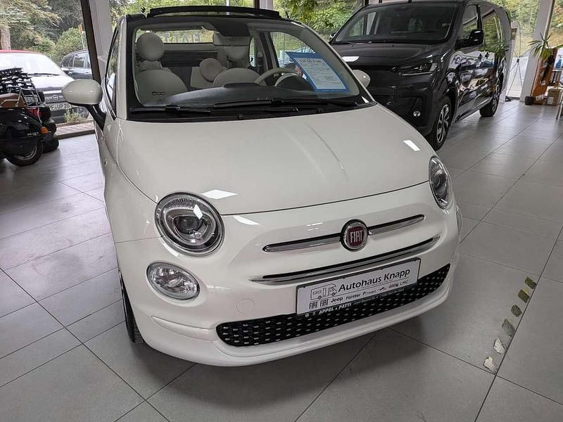 Gelato weiss Gebraucht 2021 Fiat 500C Lounge Cabrio | 11.490 € (Superpreis) - Bild 1/4
