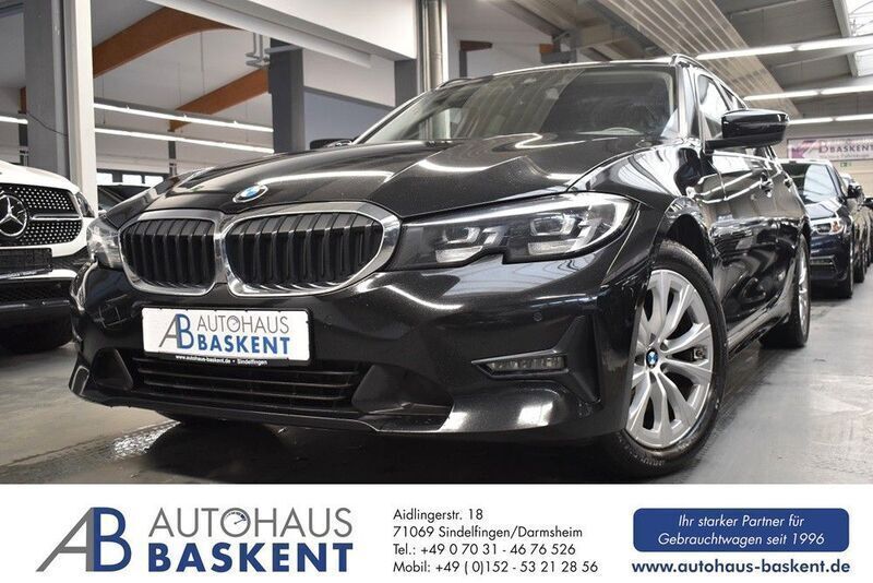 Schwarz Gebraucht 2021 BMW 320 Advantage Kombi | 17.999 € (Fairer Preis) - Bild 1/4