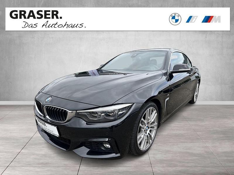 Schwarz Gebraucht 2017 BMW 420 M Sport Cabrio | 29.900 € (Teuer) - Bild 1/4