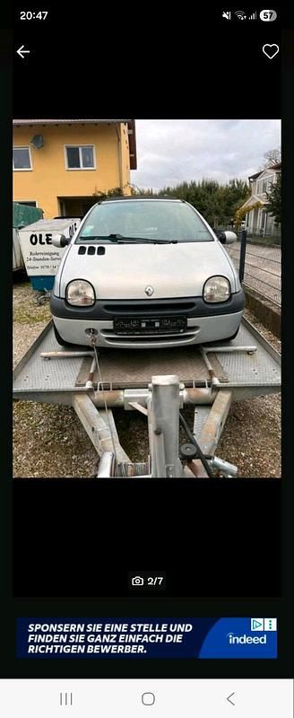 Usata Renault Twingo 75 CV (55 kW) 2004 Argento Utilitaria
