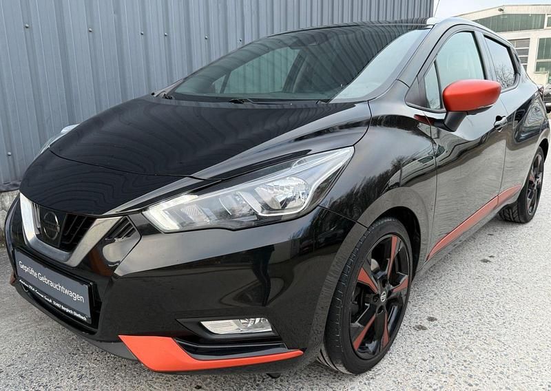 Schwarz Gebraucht 2017 Nissan Micra Kleinwagen | 7.790 € (Etwas zu teuer) - Bild 1/4