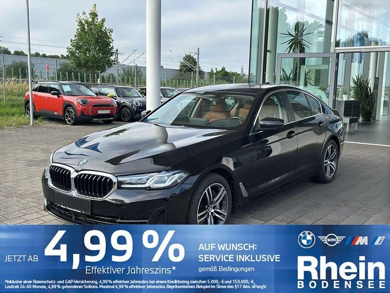 Schwarz Gebraucht 2022 BMW 530 Sport Line Limousine | 43.590 € (Etwas zu teuer) - Bild 1/4