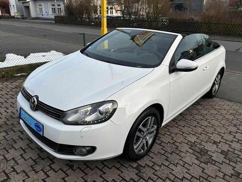 Weiß Gebraucht 2012 VW Golf Cabriolet Cabrio | 5.890 € (Fairer Preis) - Bild 1/4