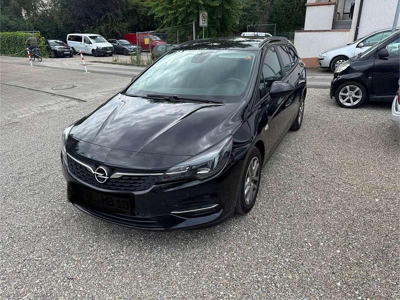 Schwarz Gebraucht 2021 Opel Astra Business Elegance Kombi | 11.900 € (Teuer) - Bild 1/4