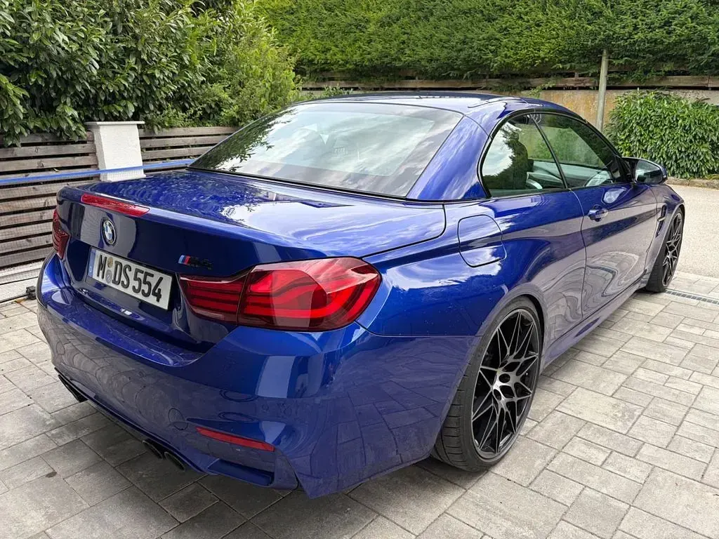 Gebraucht BMW M4 Cabriolet Competition Edition 450 PS (330 kW) 2020 Blau Cabrio