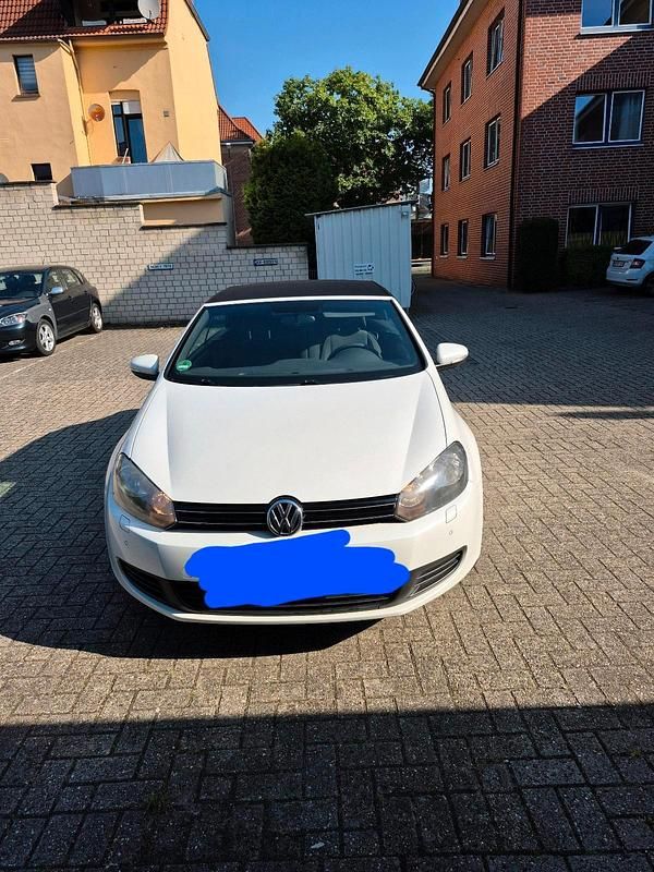Weiß Gebraucht 2013 VW Golf Cabriolet Exclusive Cabrio | 6.150 € (Superpreis) - Bild 1/4