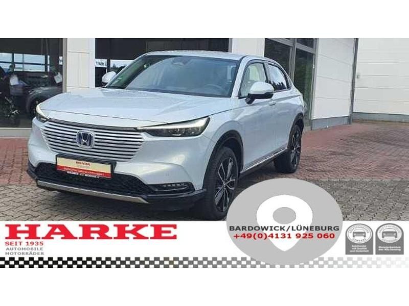 Premium sunlight white (metallic) Gebraucht 2022 Honda HR-V Advance SUV | 27.500 € (Etwas zu teuer) - Bild 1/4