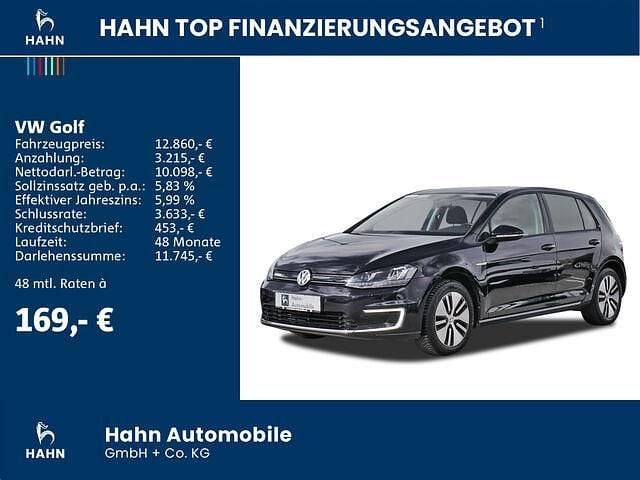 Gebraucht VW e-Golf 85 kW (116 PS) 2017 Deep black perleffekt Kleinwagen