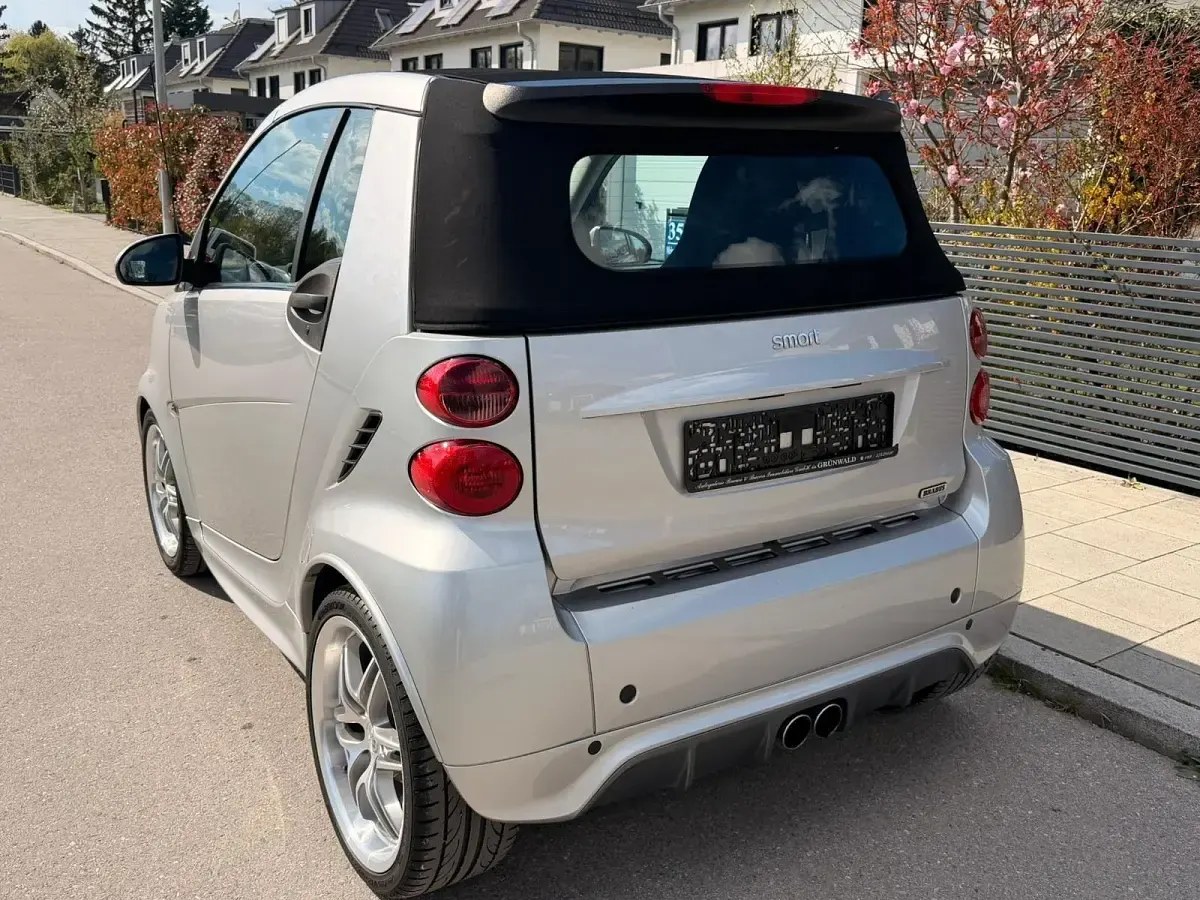Gebraucht Smart ForTwo Cabrio Brabus 102 PS (75 kW) 2013 Silber Cabrio