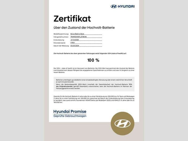 Gebraucht Hyundai Kona Style 150 kW (204 PS) 2020 Blau SUV