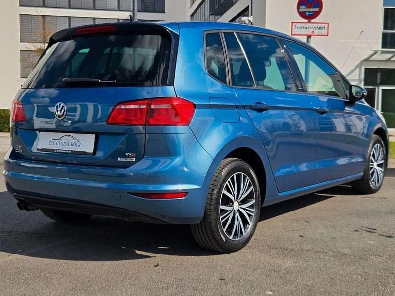 Gebraucht VW Golf Sportsvan Allstar 125 PS (91 kW) 2016 Blau Van / Kleinbus